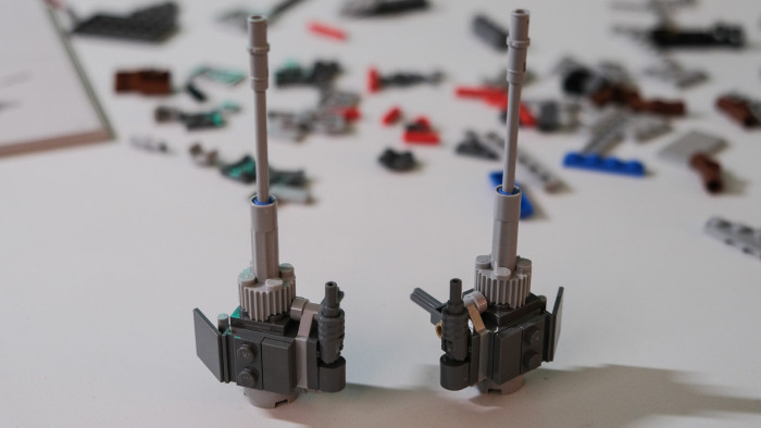 Noch zwei Laserkanonen f&uuml;r die Seitenpaneele (Bild: Oliver Nickel/Golem.de)